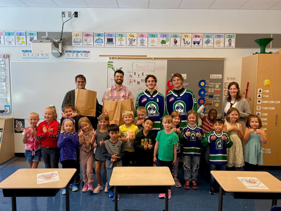 Starting off a new year for Classroom of the Month at Ecole Centennial